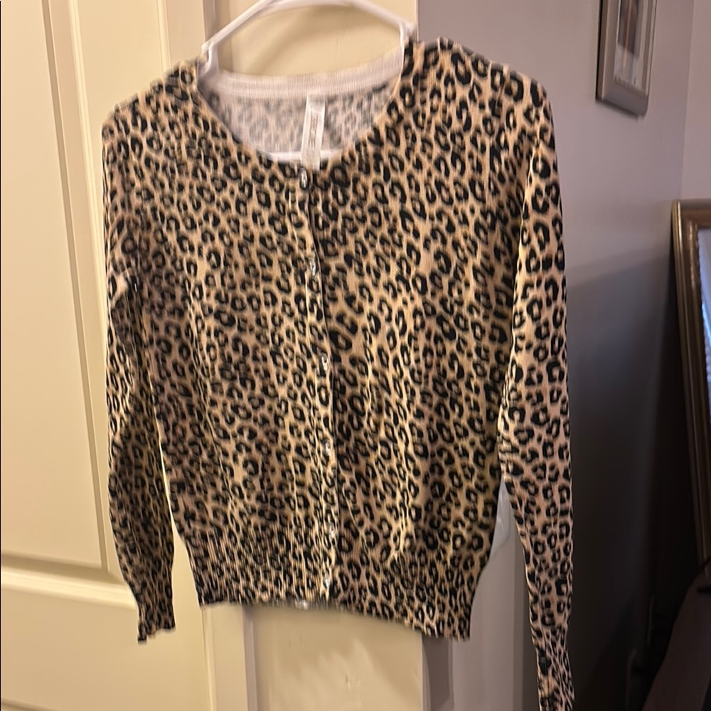 Leopard Print Cardigan